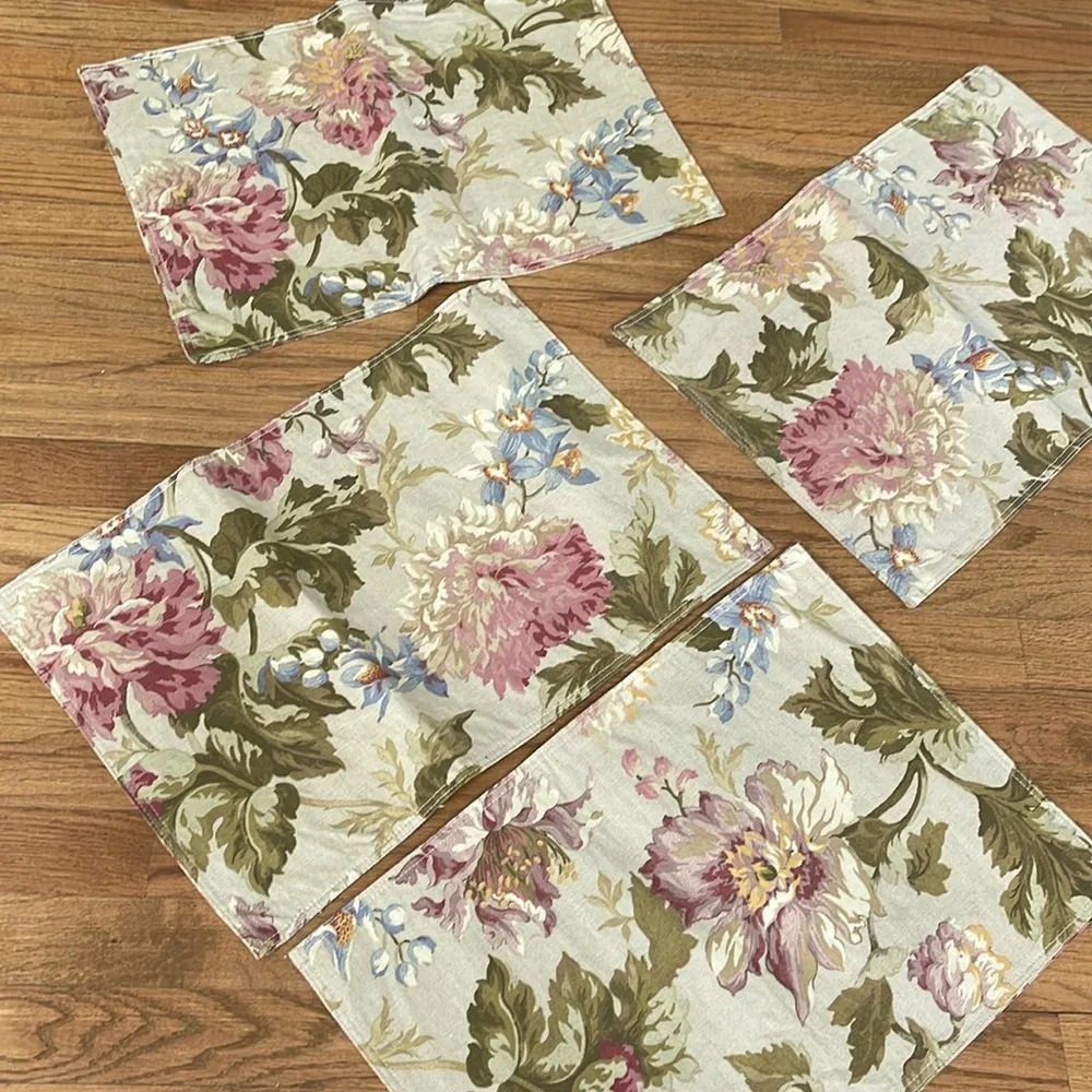 1990’s Floral Placemats | 90’s placemats